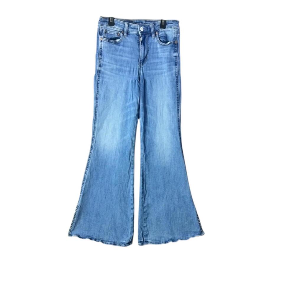 Y2K American Eagle Festive Flare Jeans Size‎ 6